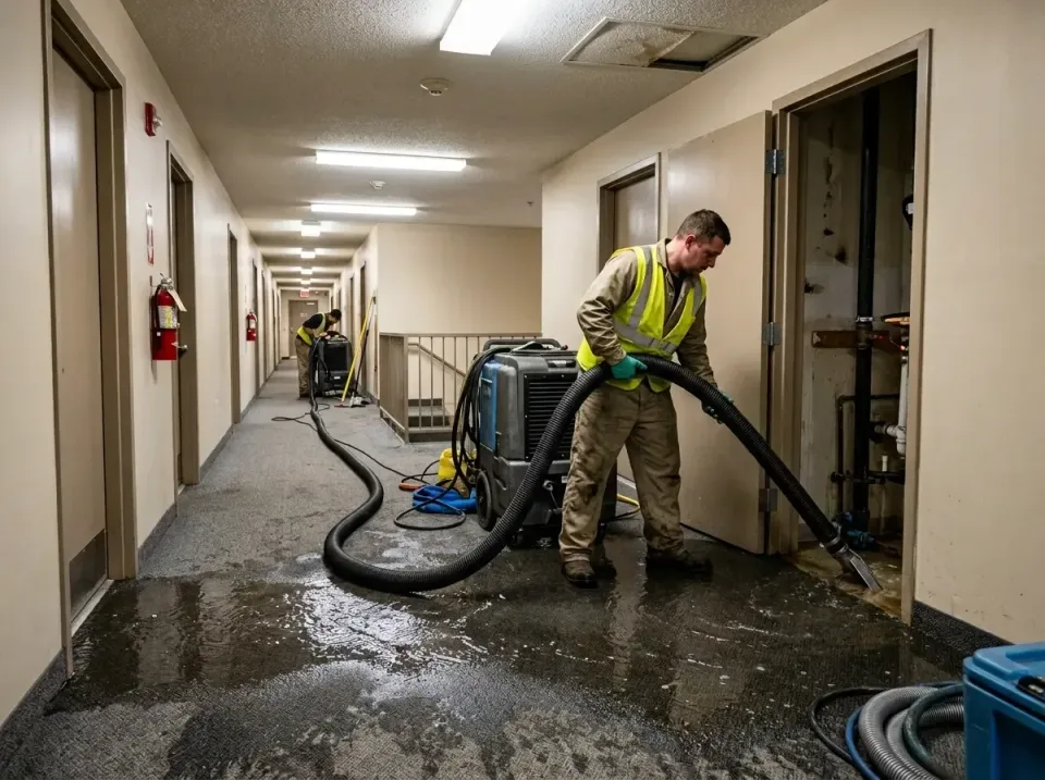 multi-unit-apartment-hallway-f-005 — frequently asked questions, Emergency Burst Pipe Water Extraction & Removal in South Wi…